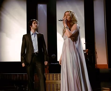 celine dion introduces josh groban.